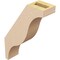 Ekena Millwork 3-inch W x 10-inch D x 14-inch H Funston Rough Cedar Woodgrain TimberThane Knee Brace, Primed BRCUR03X10X14FSTRCPR - alternate 6
